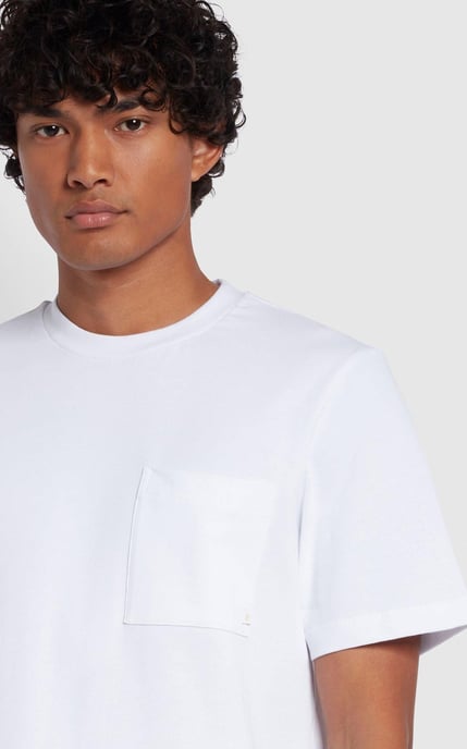 Stacy Pocket T-Shirt Weiß - Image 4