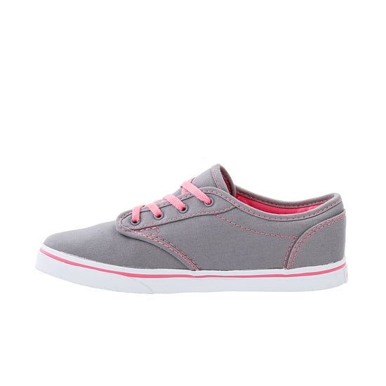 Vans Atwood Low Lace-Up Grey Canvas Kids Plimsolls SEGATP