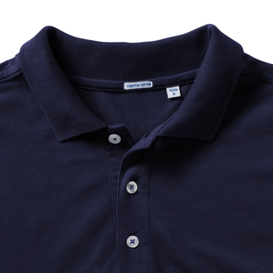 Russell Herren Stretch Kurzarm-Poloshirt (French Navy) - Image 4