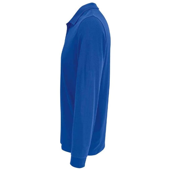 SOLS Unisex Adult Prime Pique Langarm-Poloshirt (Königsblau) - Image 2