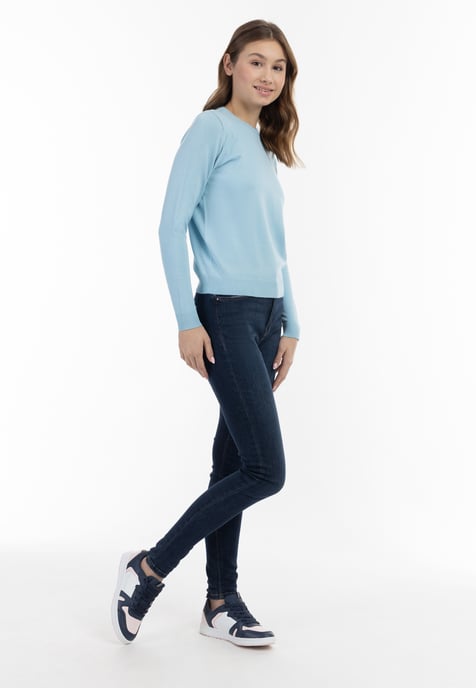 Mymo Strickpullover Damen hellblau - Image 2