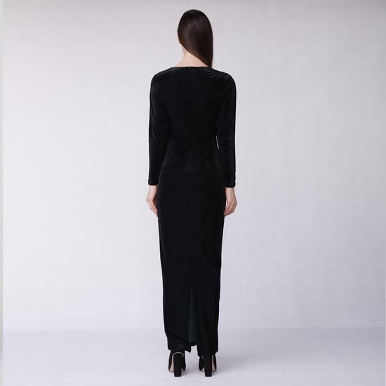 Abendkleid aus strukturiertem Samt - Image 2