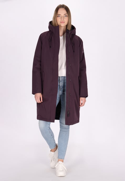 Dreimaster Winterparka Damen dunkelviolett - Image 2