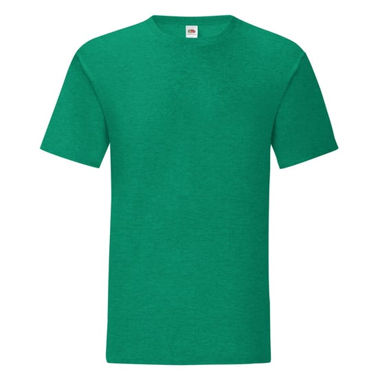 Fruit Of The Loom Herren Iconic T-Shirt (5er Pack) (Heather Green) - Image 1