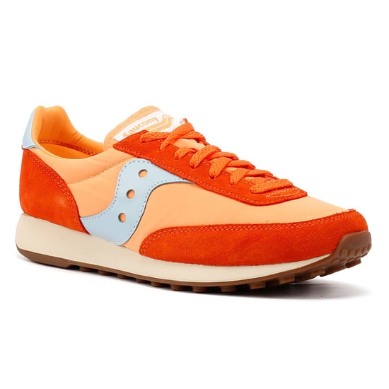 Saucony Trainer 80 Orangefarbene Wildleder Sneaker - Image 2