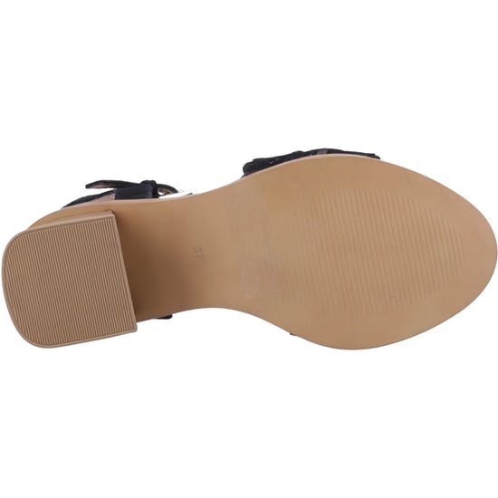 Hush Puppies Lacie Veloursleder Damenschwarze Sandalen - Image 3