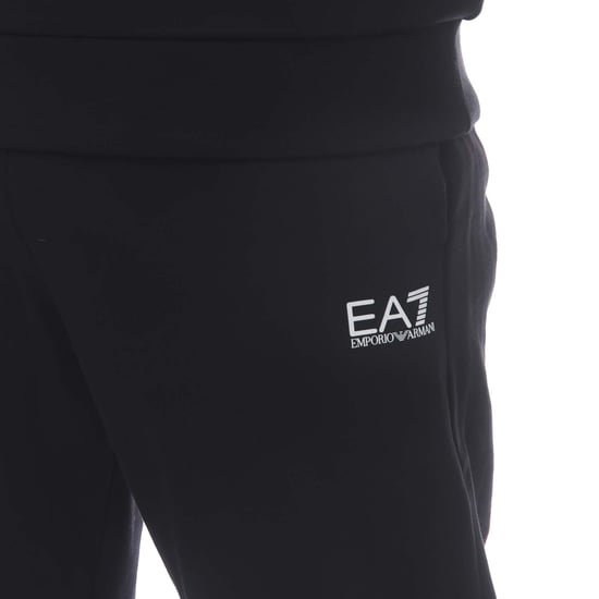 Men's Emporio Armani EA7 Core Identity Cotton Blend Tracksuit in Black