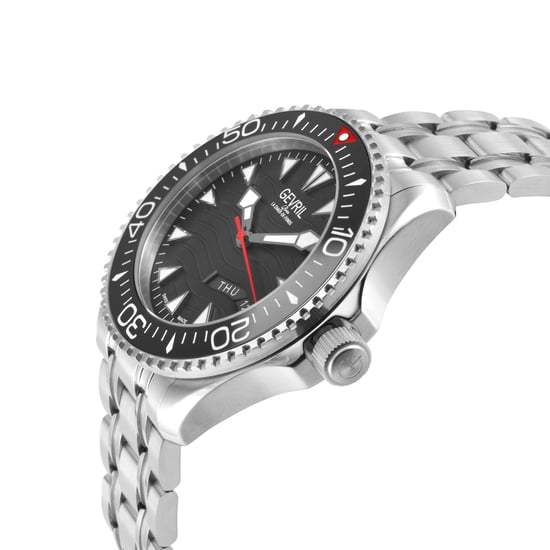 Gevril Herrenuhr Hudson Yards Schweizer Automatikuhr Schwarz - Image 3