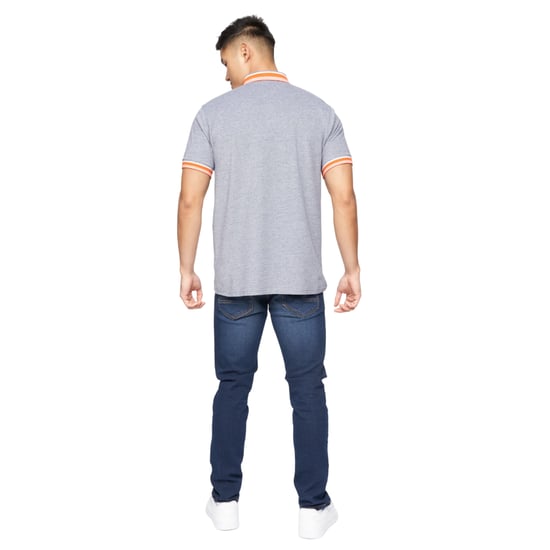Crosshatch - "Cratmoore" Poloshirt für Herren (Dunkelgrau Marl) - Image 4