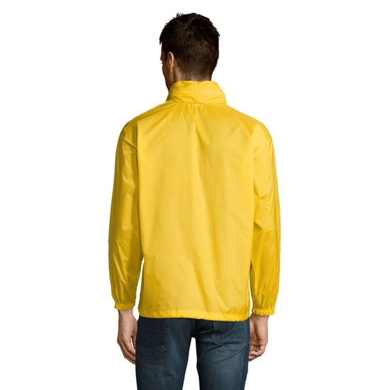 SOLS Unisex Surf Windbreaker Leichtgewichtige Jacke (Gold) - Image 4