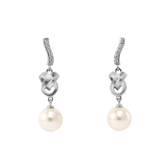 Orphelia 'Clara' Damen 925 Sterling Silber Set: Kettenanhänger + Ohrringe - Silber SET-7515 - Image 3