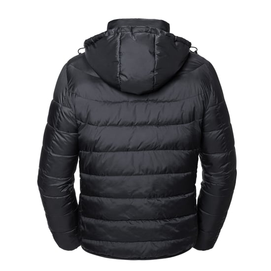 Russell Mens Nano Hooded Padded Jacket (Schwarz) - Image 2