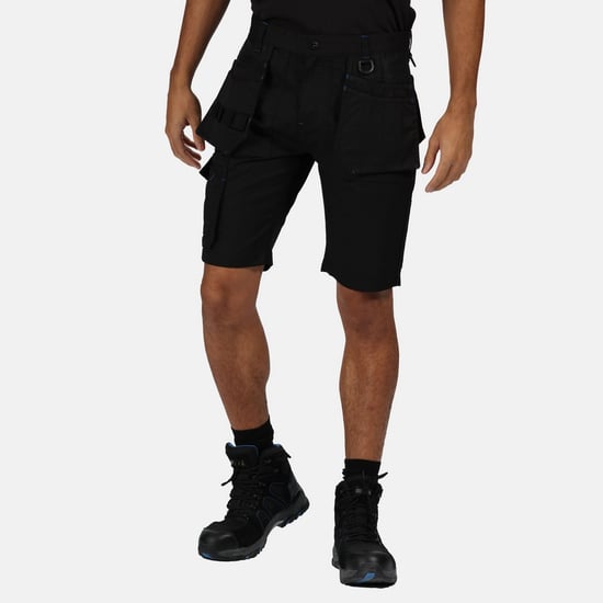 Tactical Threads - "Incursion" Cargo-Shorts für Herren (Schwarz) - Image 3