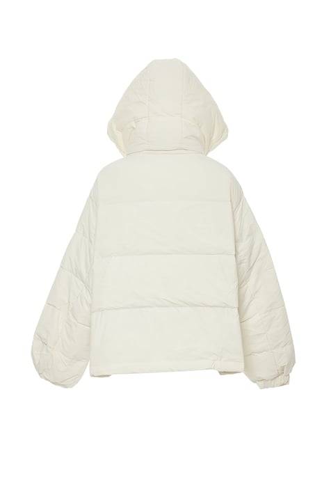 Mymo Jacke Damen Wollweiß - Image 4