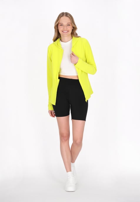 Mymo Fleecejacke Damen Limette - Image 2