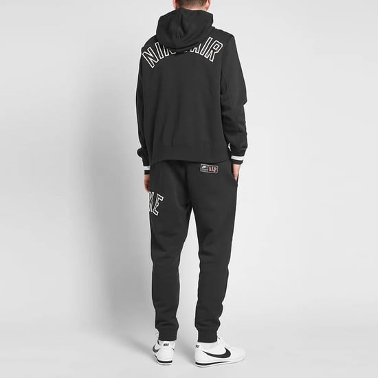 Nike Air Herren Zip durch Trainingsanzug Set voll in schwarz - Image 2