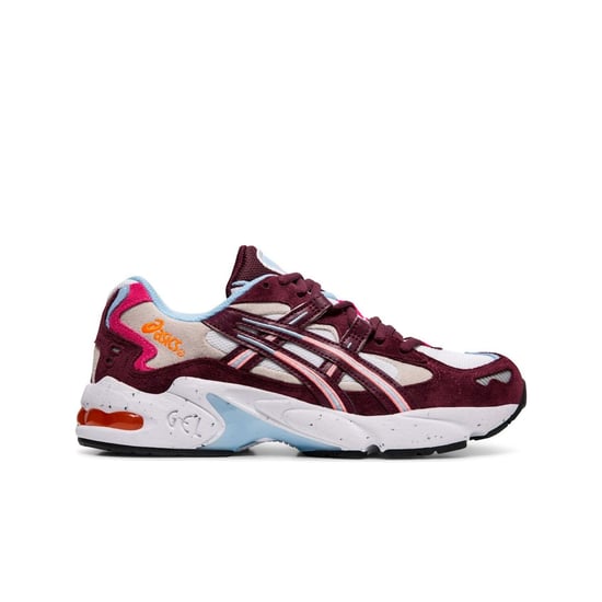 Asics Gel-Kayano 5 OG Womens White/Burugndy Trainers