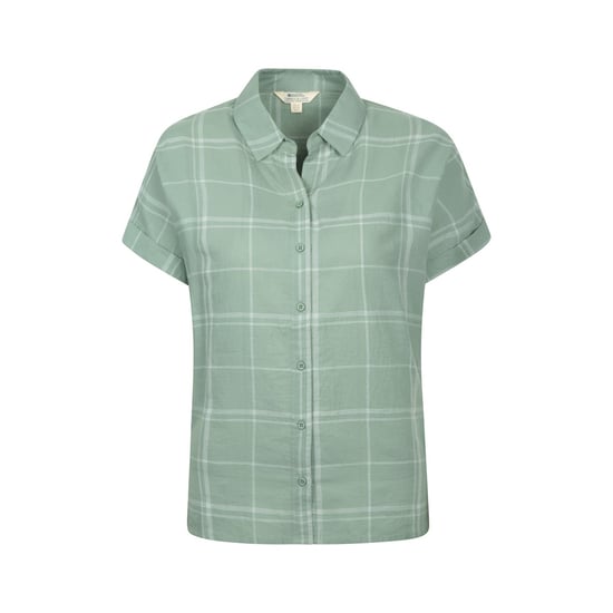 Mountain Warehouse Damen/Damen Palm Checked Relaxed Fit Hemd (Khaki) - Image 1
