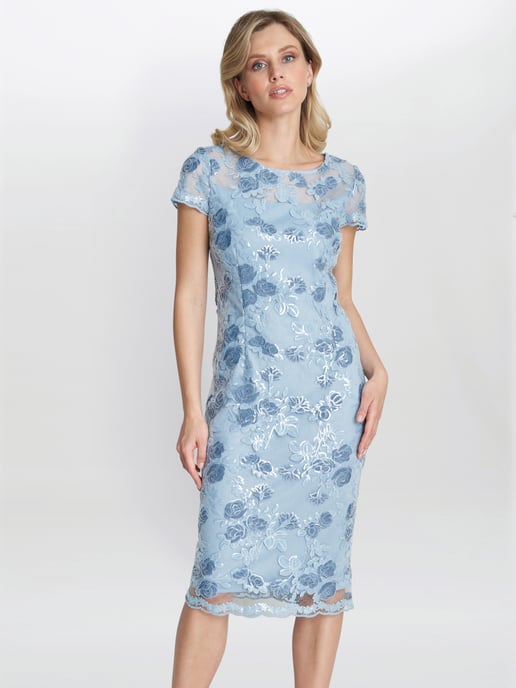 Millie Midi Embroidered Dress