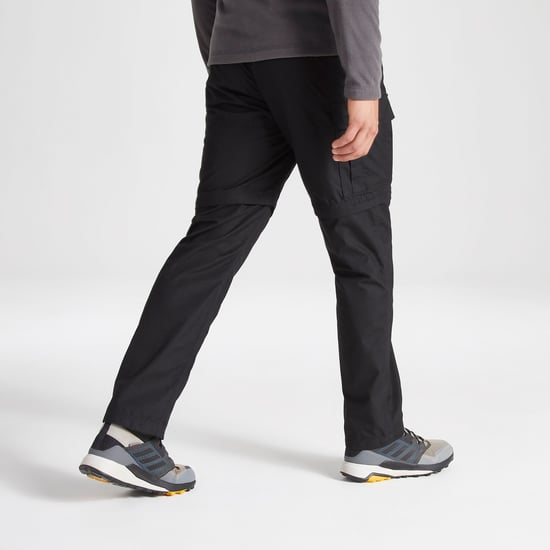 Craghoppers Mens Expert Kiwi Tailored Trousers (Schwarz) - Image 2
