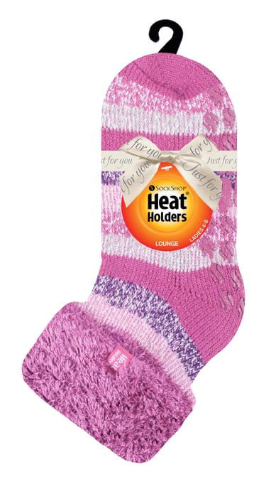 HEAT HOLDERS - Womens Thermal Slipper Bettsocken mit rutschfesten Griffen - Image 2