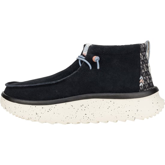 HEYDUDE Wendy Peak Hi Wildleder Damen Schwarz Stiefel - Image 5