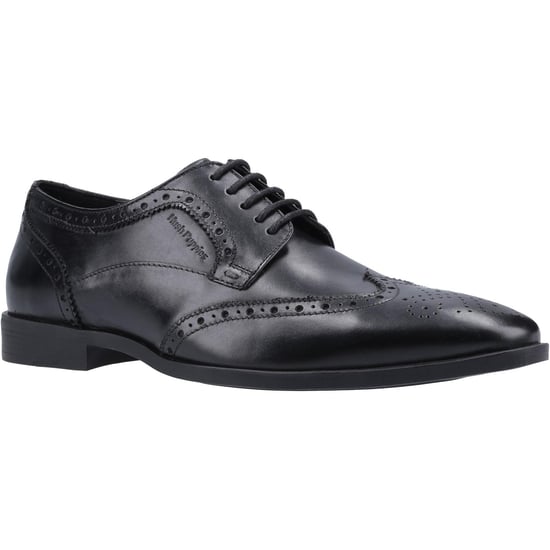 Hush Puppies Herren Leder Brogues (Schwarz) - Image 1
