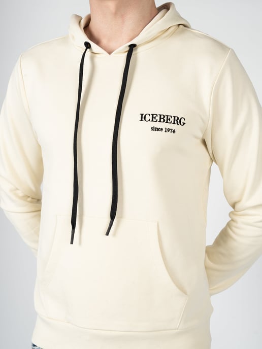 Iceberg Sweatshirt Hoodie Herren beige - Image 5
