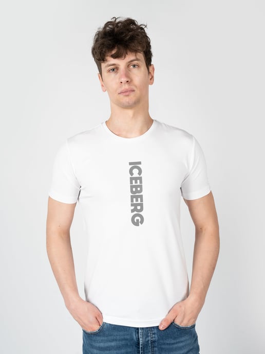 Iceberg T-Shirt C-Neck Herren weiß - Image 3