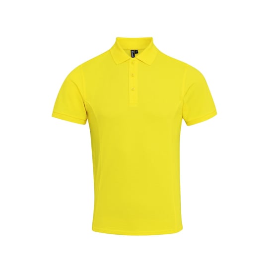 Premier Mens Coolchecker Plus Pique Polo mit CoolPlus (Gelb) - Image 1