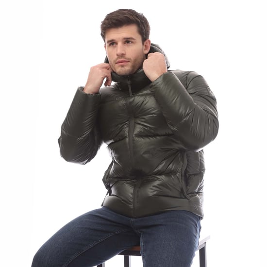Men's Belstaff Down Filled Ripstop Resolve Jacket in Green