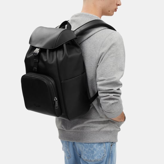 Racer Backpack in Smooth Leather