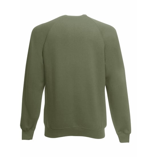 Fruit Of The Loom Herren Raglan-Ärmel Belcoro® Sweatshirt (Klassisch Olive) - Image 2