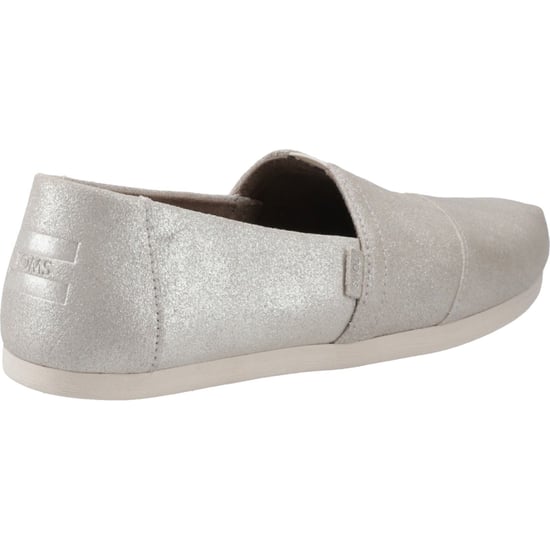 TOMS Alpargata mit Cloudbound Leder Damen Silber Espadrilles - Image 2