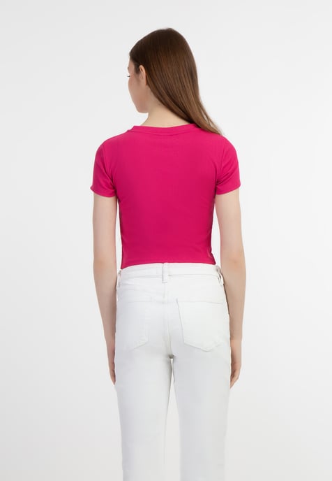 Mymo T-Shirt Damen Rosa - Image 4