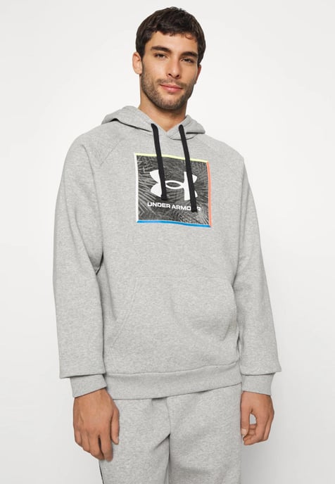 Under Armour Herren Rivel Graphic Trainingsanzug in Grau - Image 3