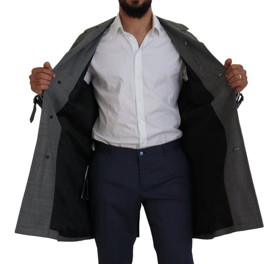 Karo-Wolltrenchcoat - Image 5