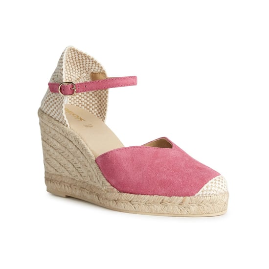 Geox D GELSA Leder-Damensandalen In Zyklamen - Image 1