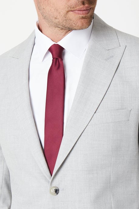 Claret Slim Tie - Image 1