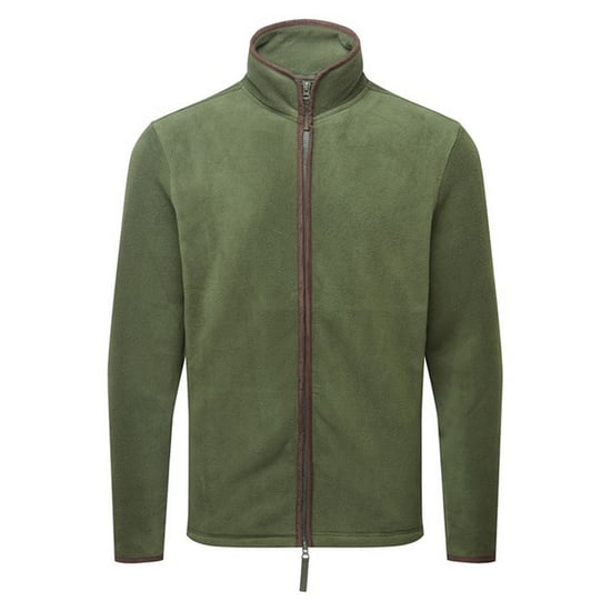 Premier Mens Artisan Fleece-Jacke (Moosgrün/Braun) - Image 1