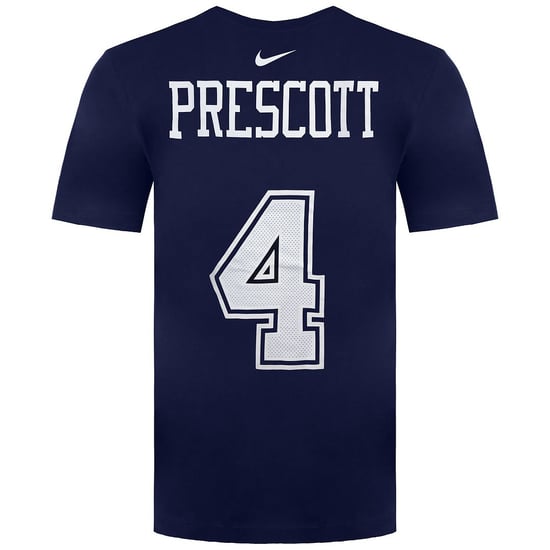 Nike NFL Dallas Cowboys 4 Dak Prescott Herren-T-Shirt, Marineblau - Image 2