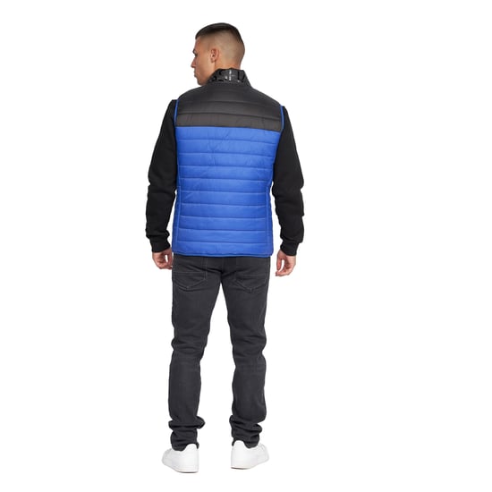 Crosshatch - "Presnell" Weste Hoch geschnitten für Herren (Blau) - Image 2