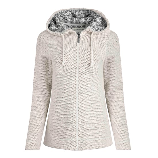 Weird Fish Womens/Ladies Chicoa Macaroni Full Zip Hoodie (Ecru)