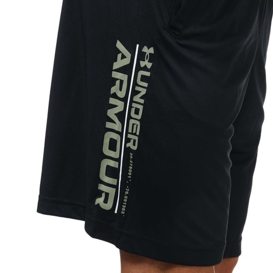 Short UA Tech logotype Under Armour Pour Homme en Noir - Image 5