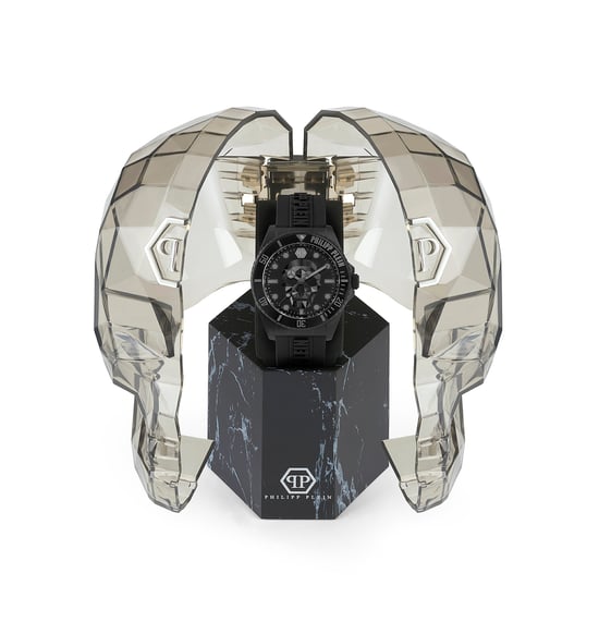 Philipp Plein The $kull Diver Men's Black Watch PWOAA0422