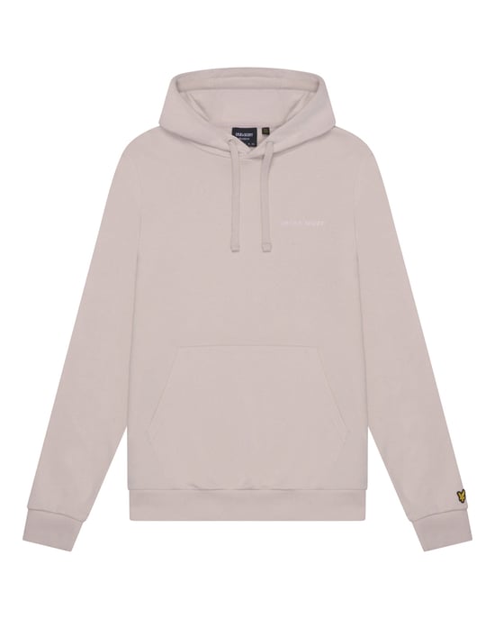 Lyle & Scott Men's Loopback Embroidered Hoodie in Cove