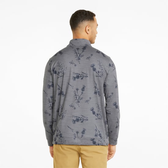PUMA Mens CLOUDSPUN Lowlands Quarter-Zip Golf Sweatshirt - Image 2