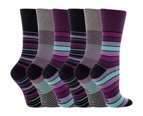 Gentle Grip - 6 Paar Damen Gentle Grip nicht elastische Socken - GG10 - Image 1