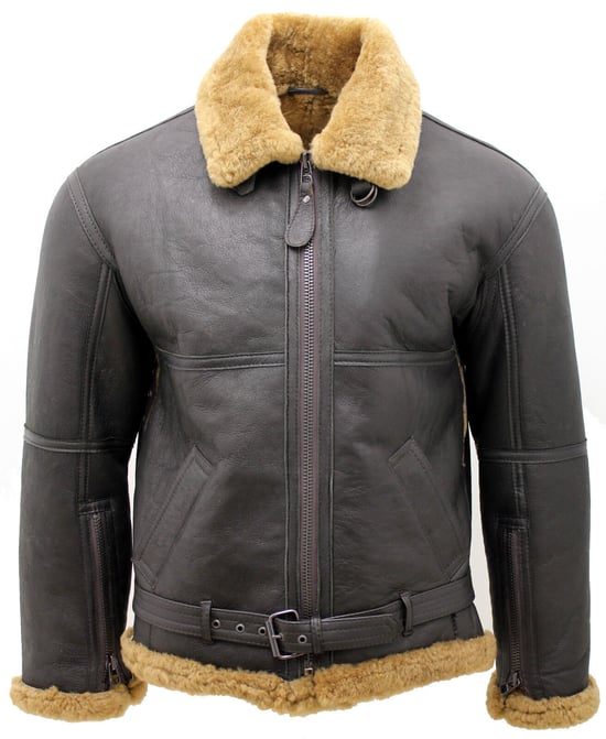 Fliegerjacke aus Schafsleder – Skyfair - Image 5