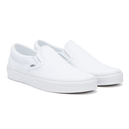 Vans Classic Slip on True White Canvas Turnschuhe - Image 1